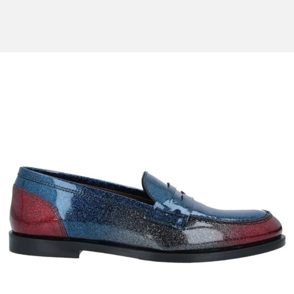 NWB Boemos genuine patent leather penny loafers Italy 11 - Picture 4 of 4